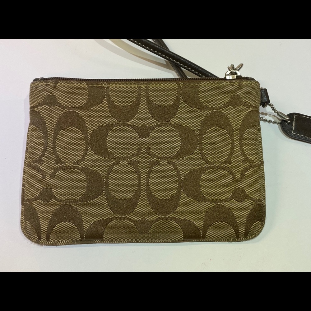 Coach Monogram Wristlet - Picture 2 of 3